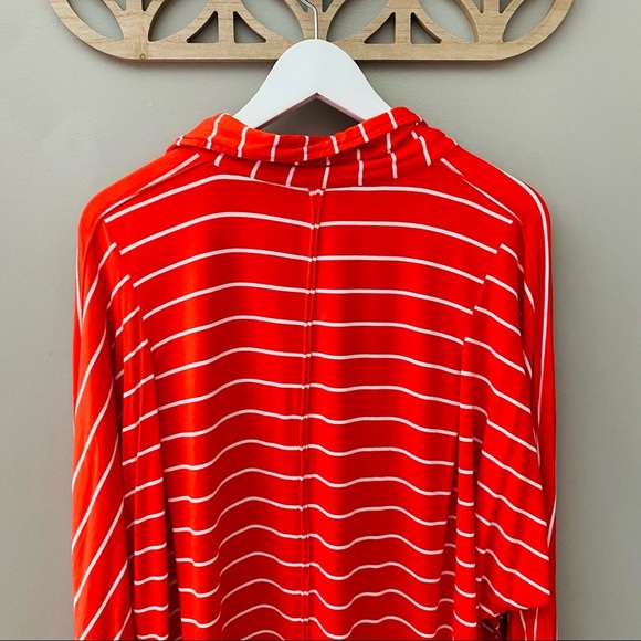 Free People Can't Fool Me Striped Top Red Sz Small - Picture 8 of 9
